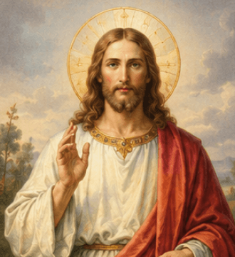 Icon of Christ teaching